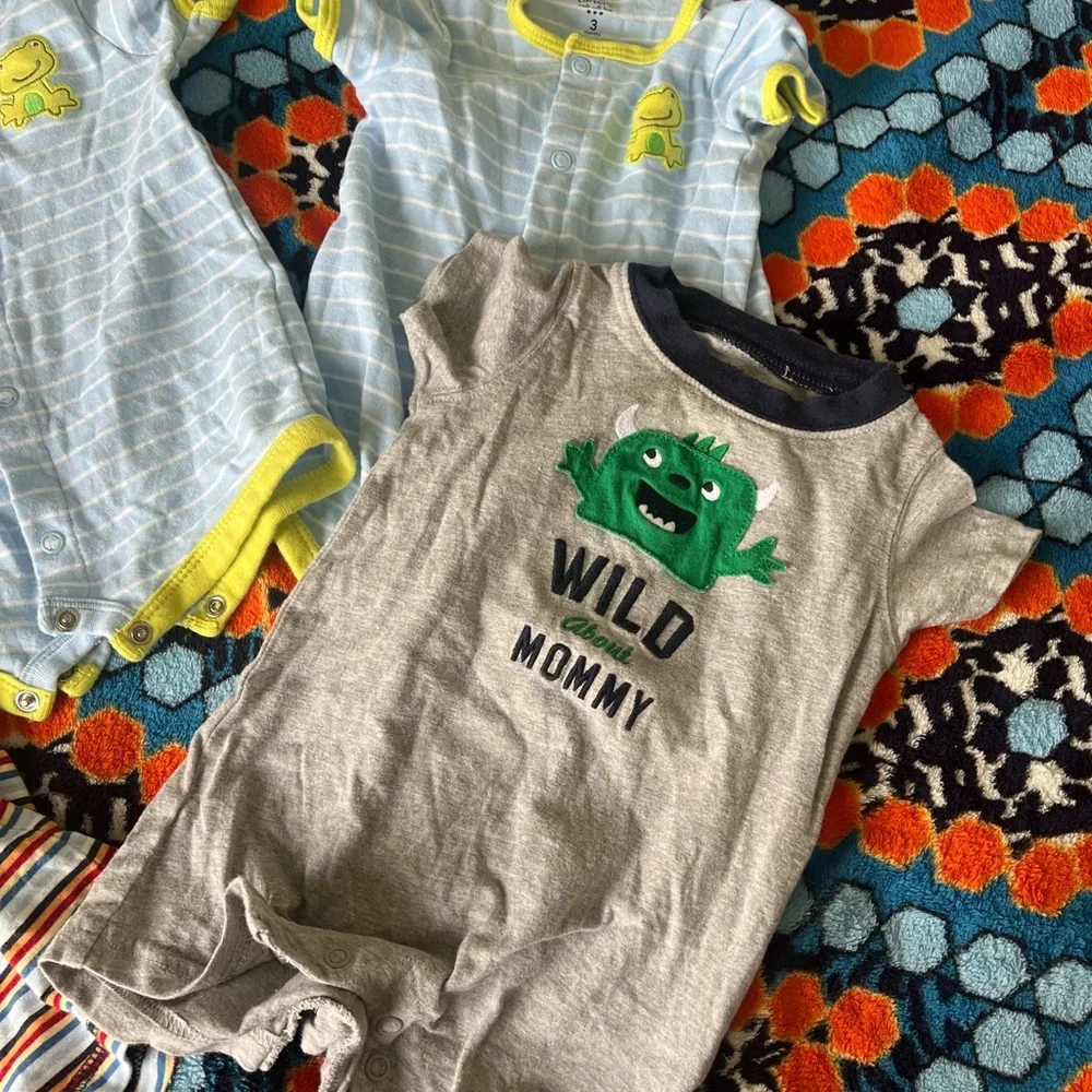 Carters Shorts Onesie’s Cotton